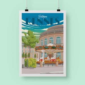 Cartaz “O Carrossel do Palácio de Rennes”