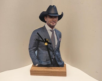 Tim McGraw Clock
