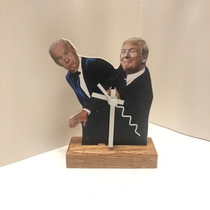 Donald Trump/Joe Biden punch Clock