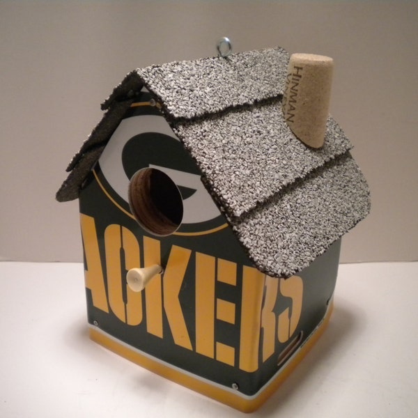 Green Bay Packers License Plate Birdhouse