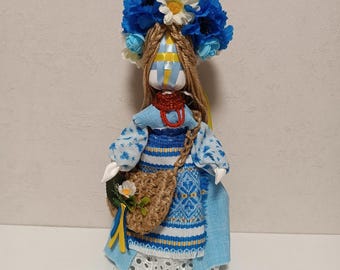 Muñeca artística única, regalo para la abuela, muñeca textil hecha a mano, muñeca Motanka.