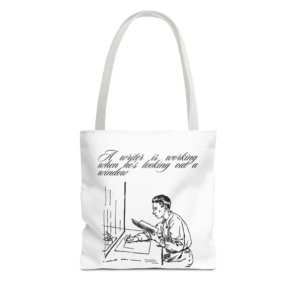 Serigrafiacutea Screen Print Writer Canvas Tote Bag, Tote Bag for Writers