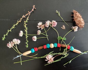 Pulsera de cuentas de madera