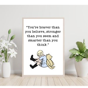 Pooh Bear and friends- Winnie the Pooh - Nursery printable -digital print-Instant download art