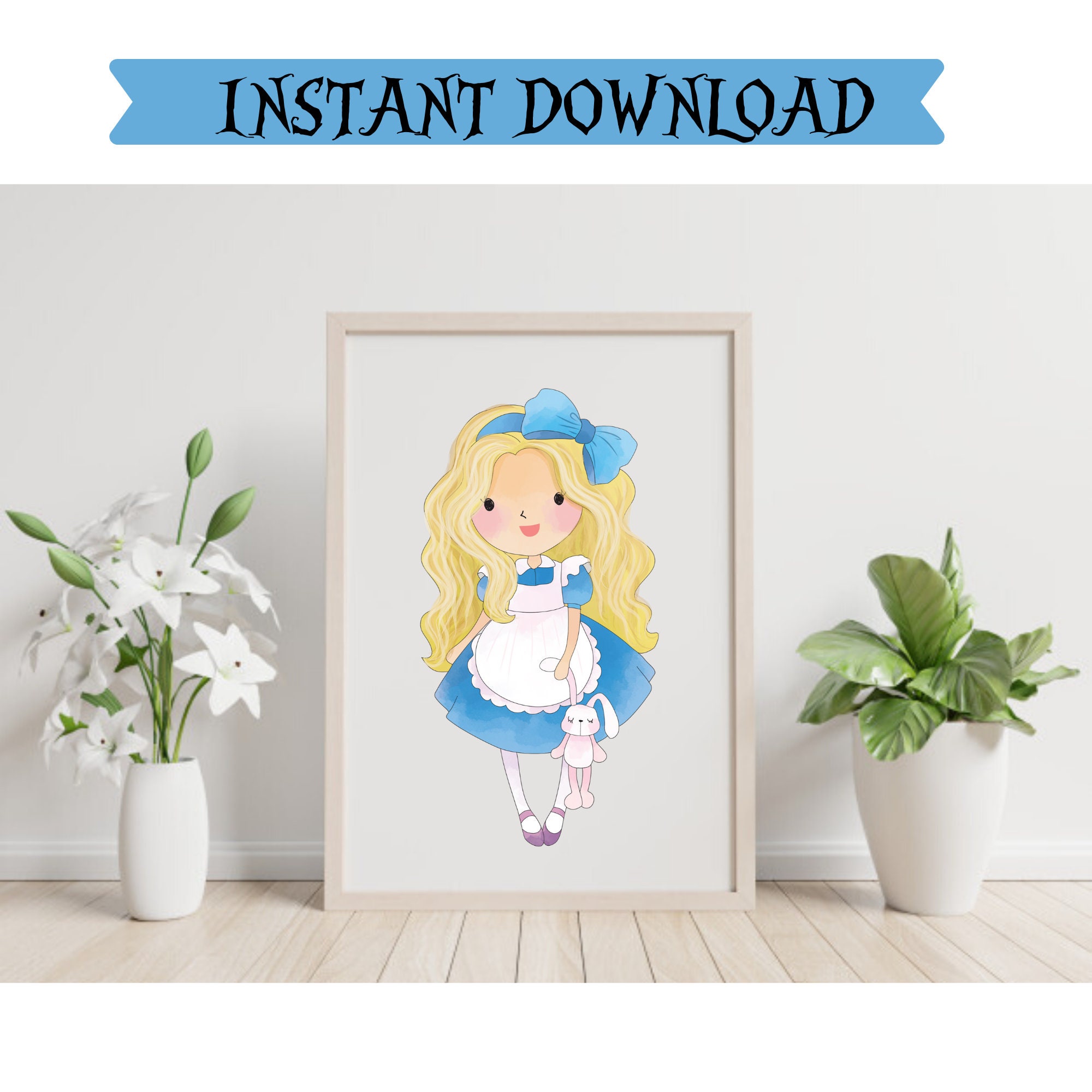 Alice in Wonderland Nursery - Printables - Digital Prints-nursery ...