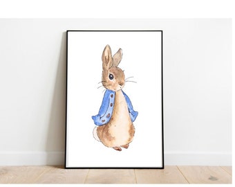 Peter rabbit ~ Beatrix potter - digital print- nursery decor- instant download