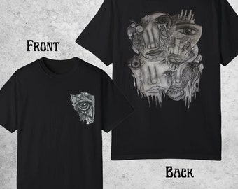 Camiseta de arte oscuro, camiseta alternativa atrevida, camisa gráfica de ensueño, ropa estética gótica, camiseta grunge Dreamcore, moda Cottagecore