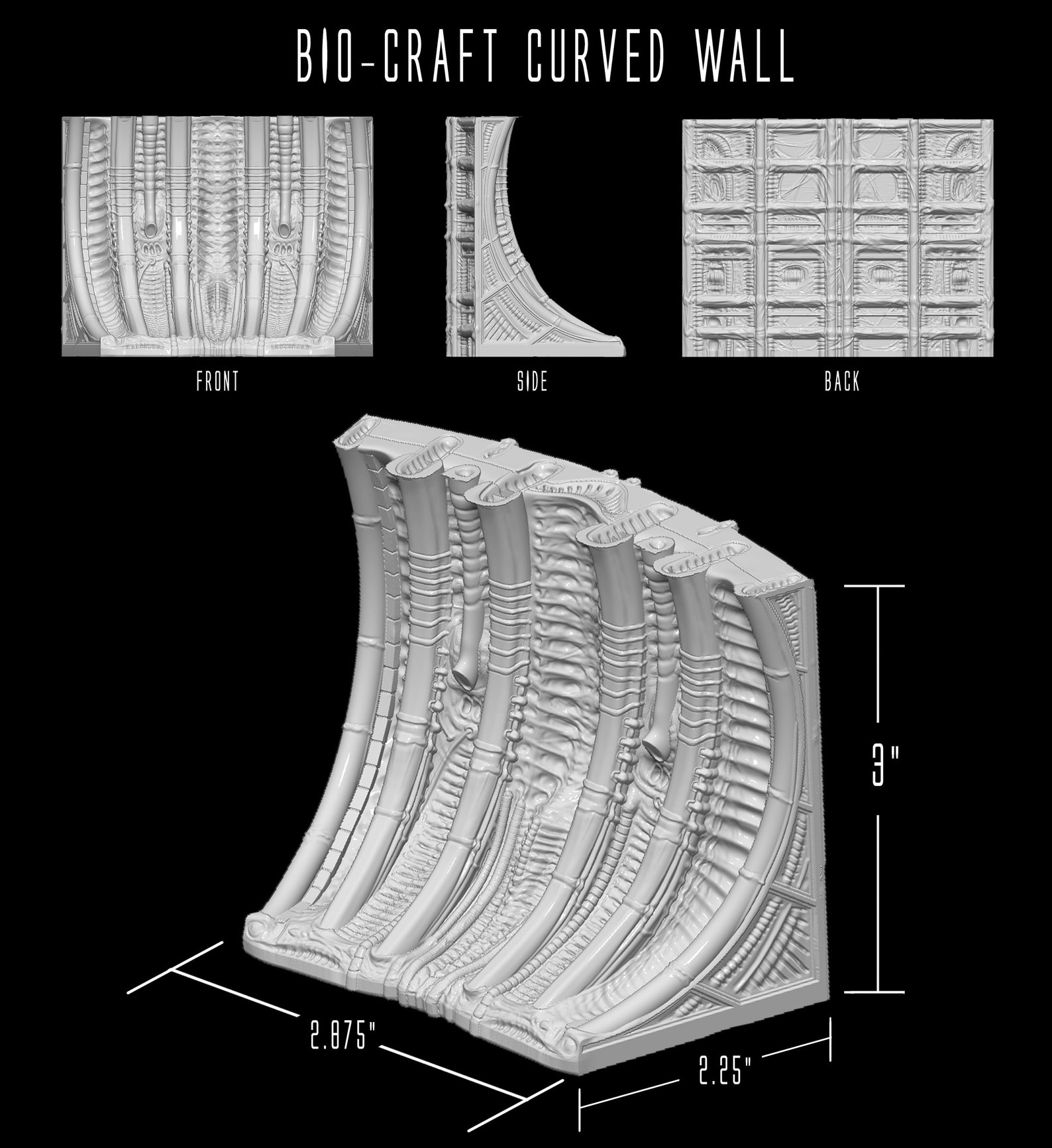 BIOCRAFT Scifi Miniature Terrain 3D STL File Late Pledge Etsy