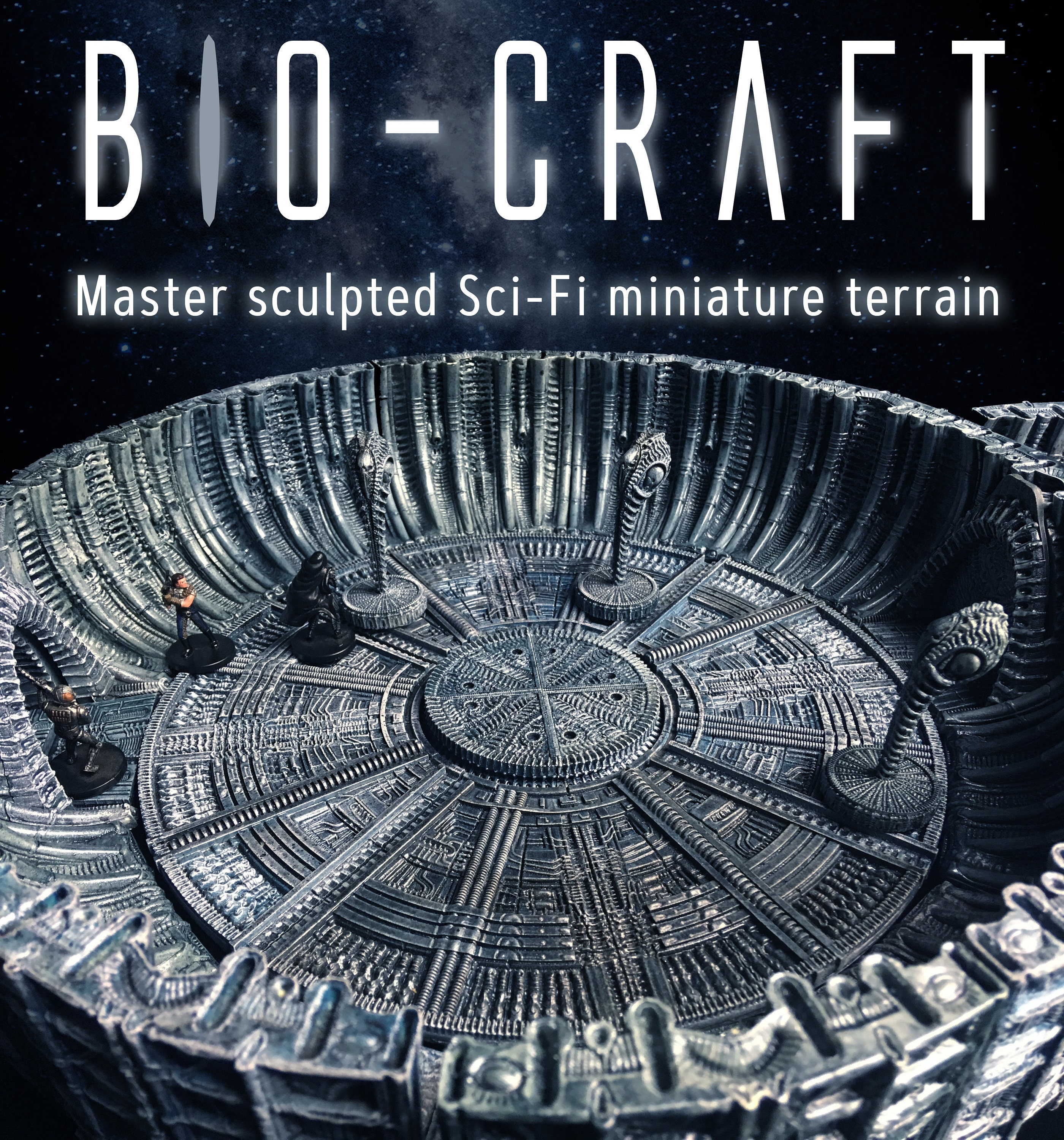 BIO-CRAFT Sci-Fi Miniature Terrain 3D STL Files