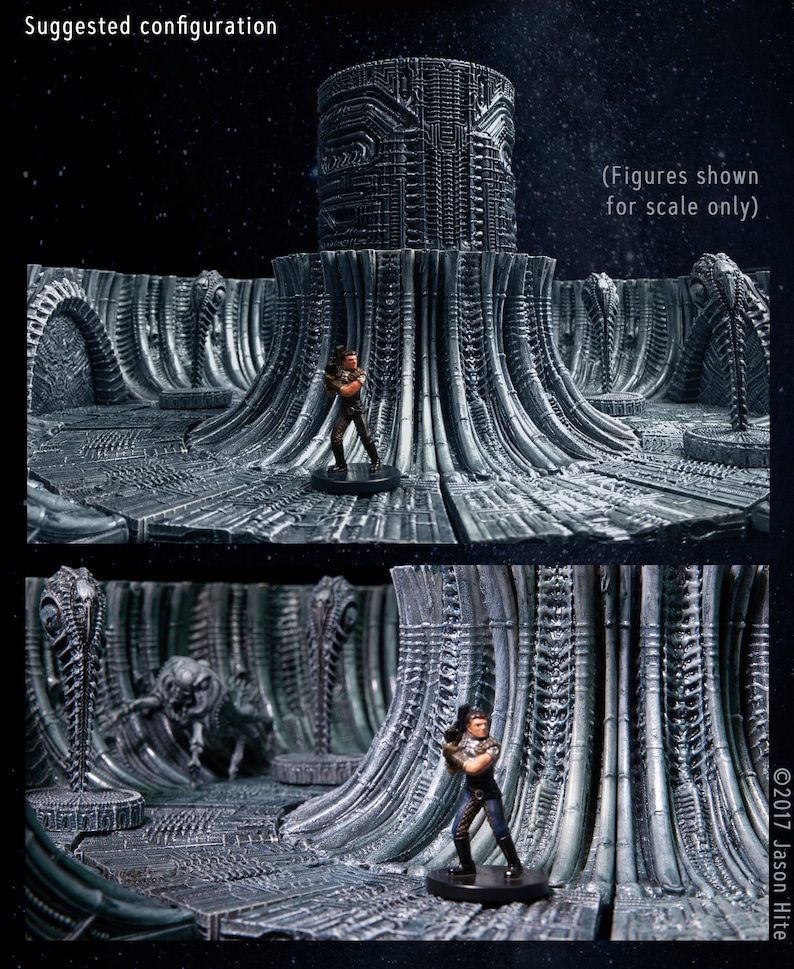 BIOCRAFT SciFi Miniature Terrain 3D STL file Late Pledge Etsy