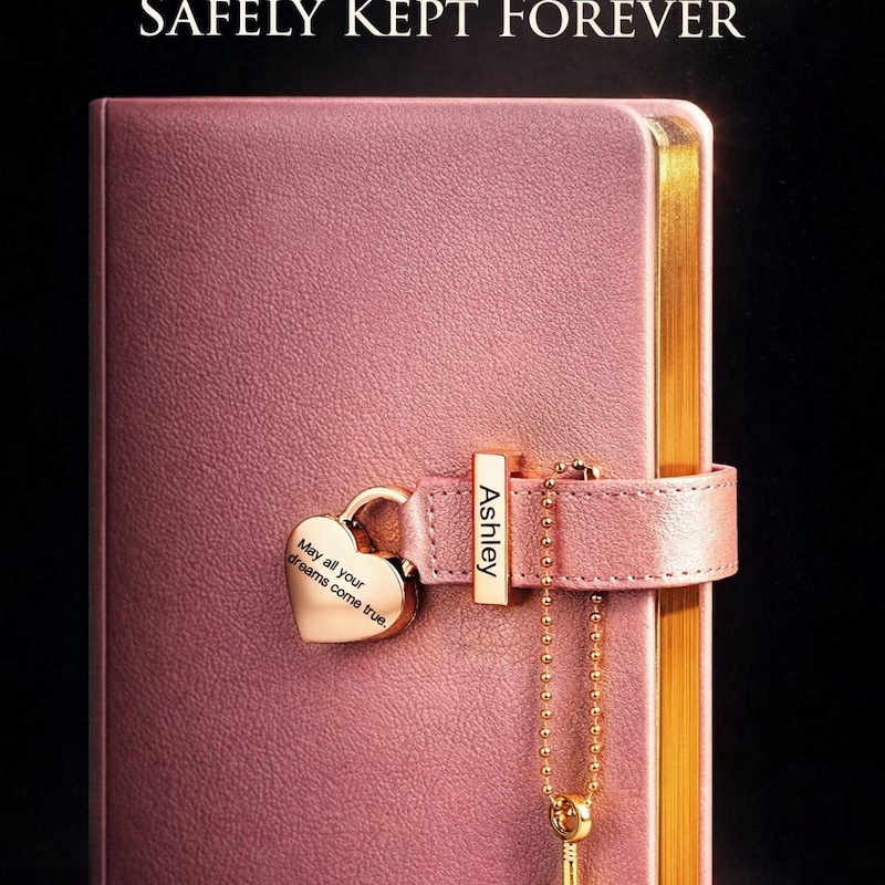 Secret Notebot Secret Lock Diary - Etsy
