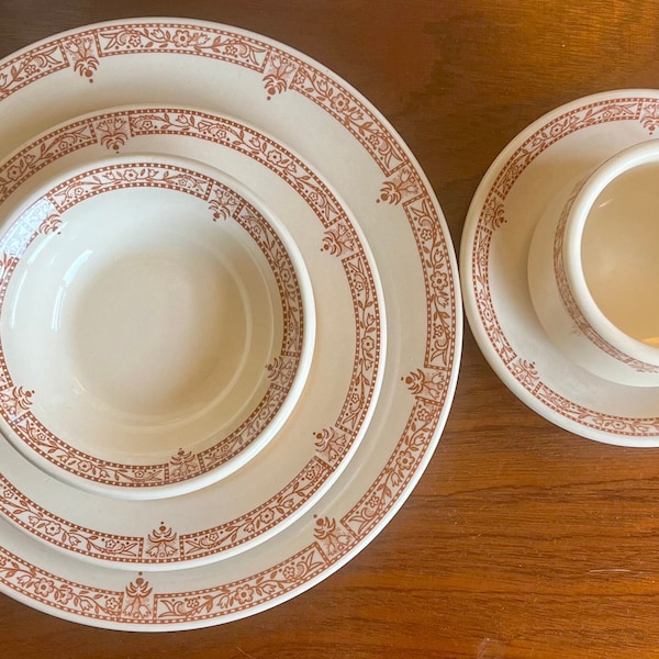 1940s Wallace China Desert Ware Dinner Sets