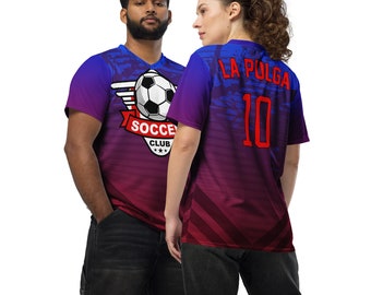 LA PULGA, Messi Soccer Jersey Team T-Shirt, Messi Football Jersey, moisture-wicking