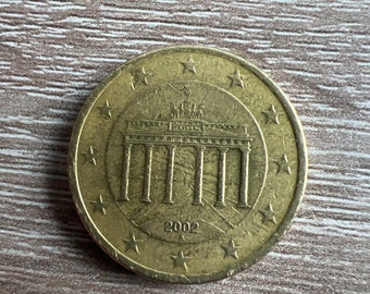 Pièce de 50 centimes d'euro 2002 Allemagne