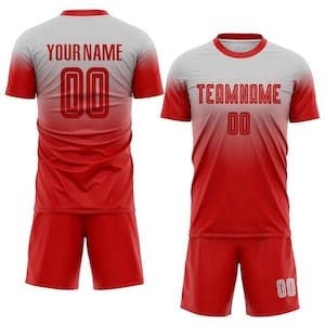 Custom Soccer Uniform Set Personalized Jersey and Shorts for Teams Youth and Adult Sizes Sublimated Sportswear Men Women