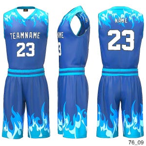 Custom Basketball Uniform Set Personalized Jersey and Shorts for Teams Youth and Adult Sizes Sublimated Sportswear Men Women