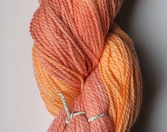 100g Sparkling peach 4ply yarn