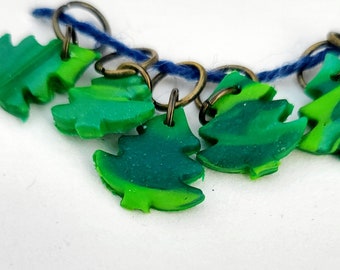 For the love of trees stitch markers