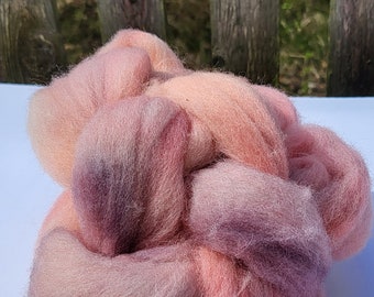 German merino roving 100g - Pinks and Purple