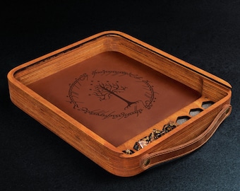 Personalized Dice Tray, Rolling Dice, RPG, Dice Organizer, Gifts for DND player