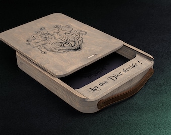 Personalized Dice Tray, Rolling Dice, RPG, Dice Organizer, Gifts for DND player