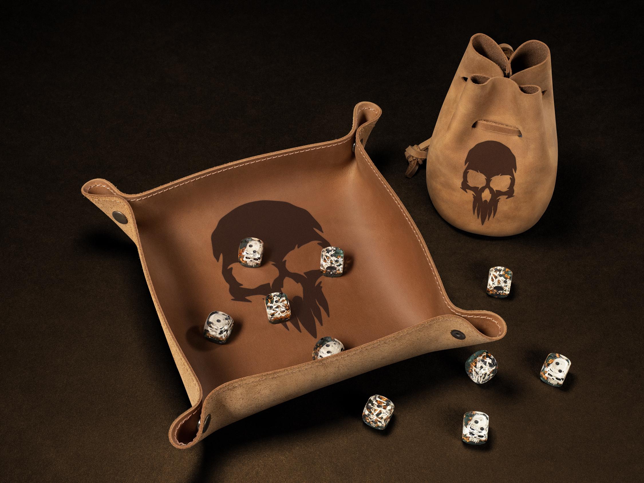 Dice with Skull, D6, Skeleton Dice, Dice Set, Board Games, Epoxy Dice, Necromancer, Zombie Dice, DND, Soft Edges