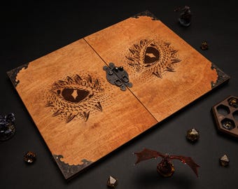 Game Master Board Screen, Personalized DM Screen, Dungeon Master, DM Screen, Dungeons and Dragons, D&D