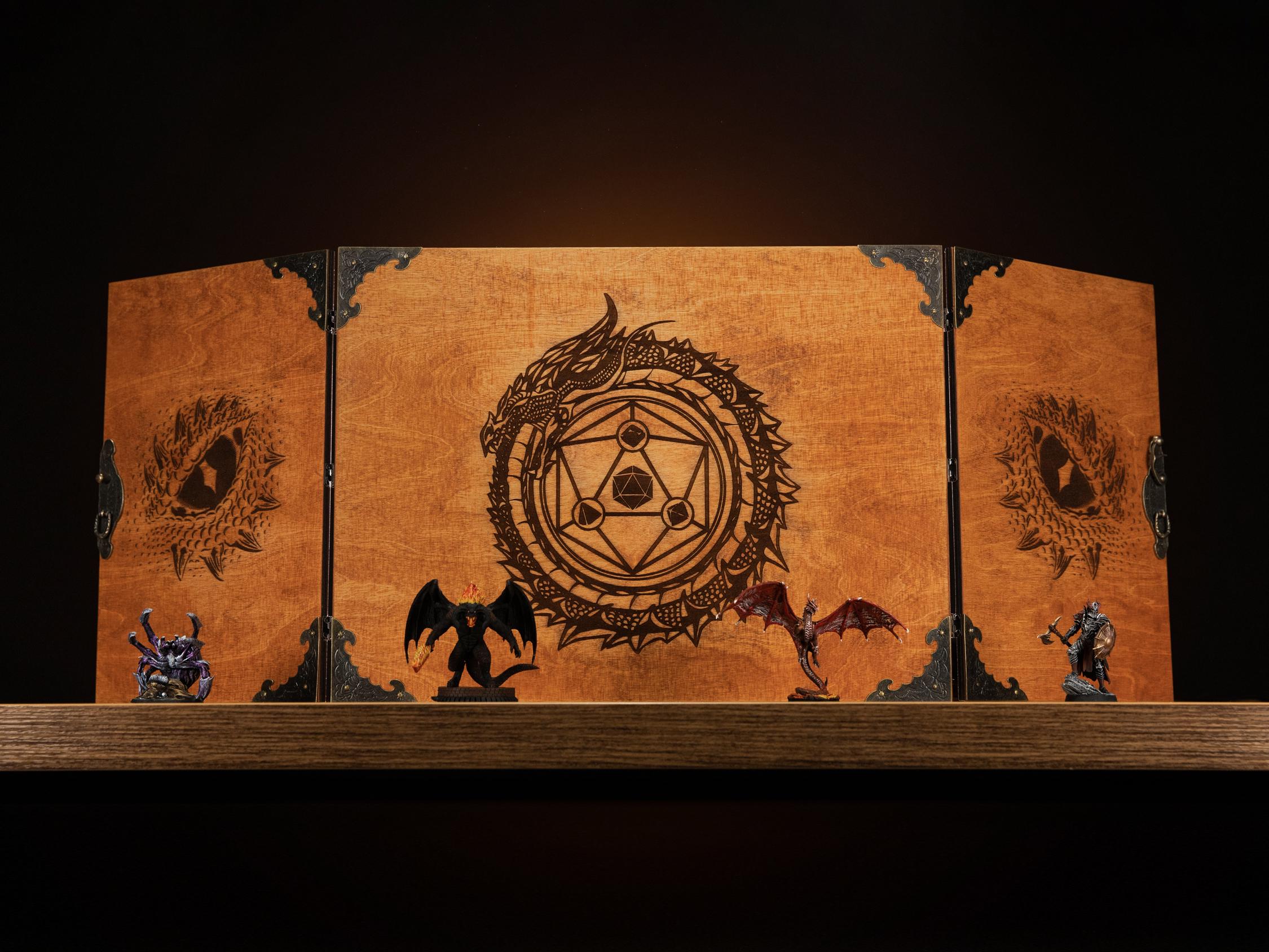 Personalized DM Screen, Game Master, Custom, Board Screen, Dungeon Master, Dungeons and Dragons, DND, RPG