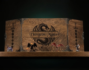 Personalized DM Screen, Game Master, Custom, Board Screen, Dungeon Master, Dungeons and Dragons, DND, RPG