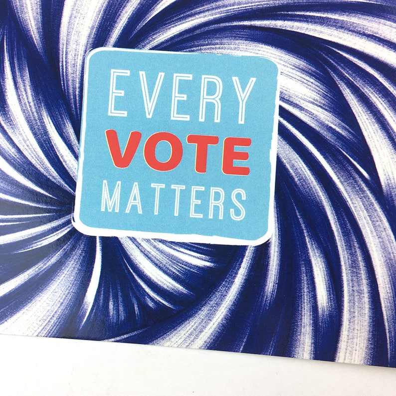 Set of 100 Voter Postcards Postcards to Voters Free Shipping Every Vote Matters Election Postcards Political Resistance image 5