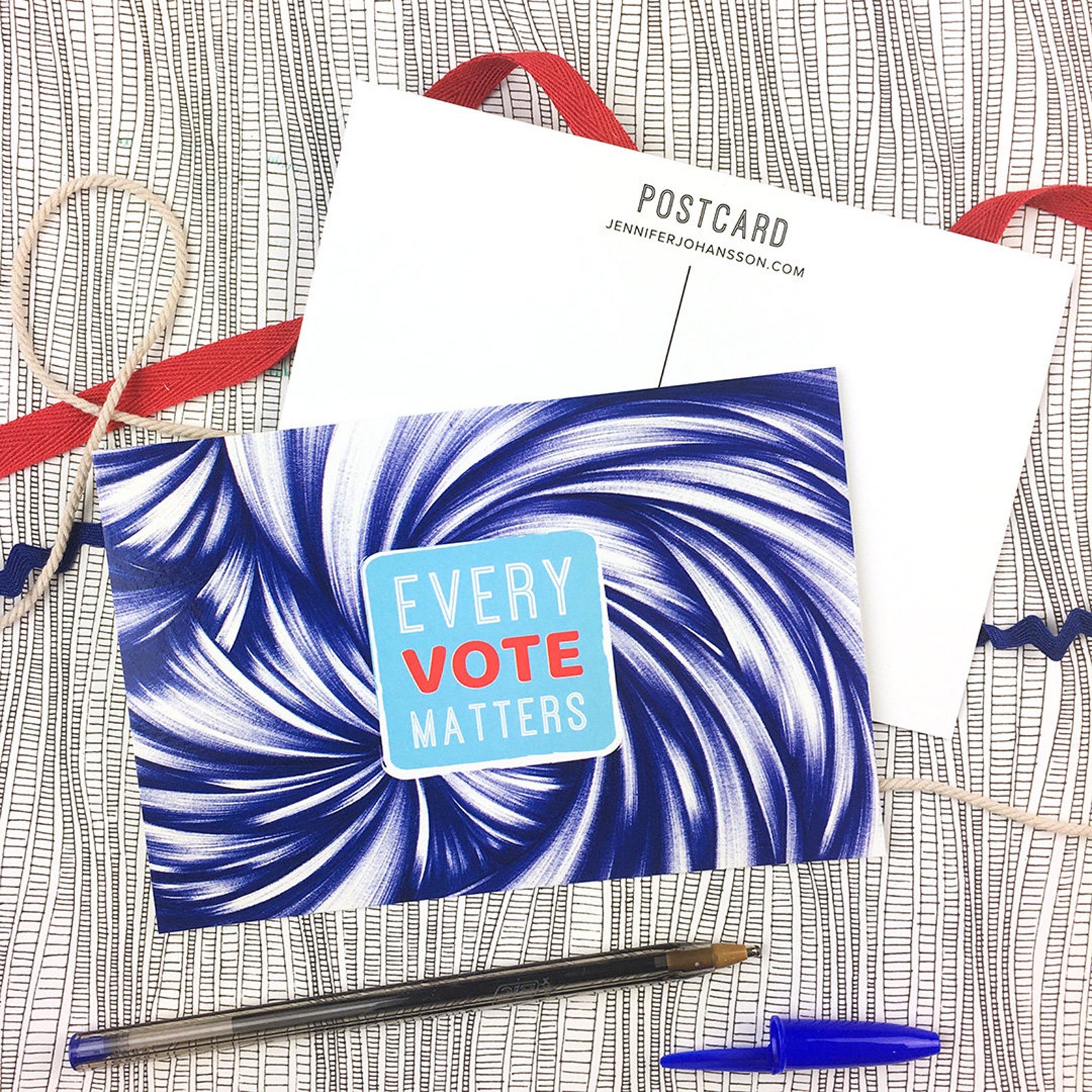 Vote Postcards Every Vote Matters Election Postcards Etsy Norway