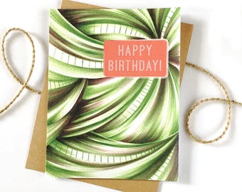 Birthday Card - Modern Birthday - Boyfriend Birthday Card - Birthday Card for Him - Best Friend Birthday - Happy Birthday - Unisex Birthday