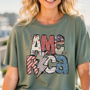 4th of July America Shirt, Sparkly America Shirt, Independence Day, 4th of July Shirt, Leopard 4th of july Shirt, USA America Shirt