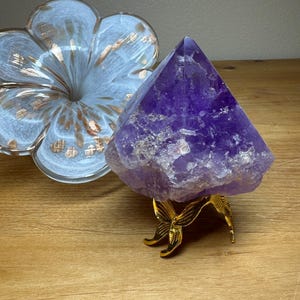 Natural Amethyst Crystal “Cupcake” Gemstone Healing Stone Decorative Mineral #1163