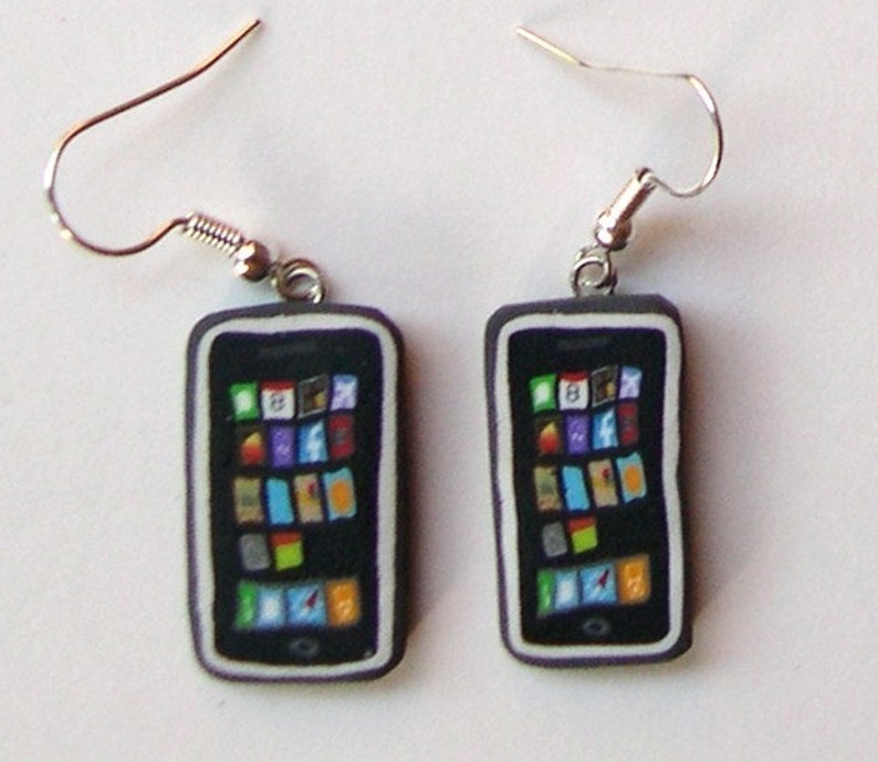 iPhone dangly earrings image 4