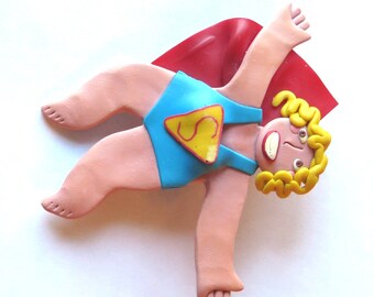 Superwoman pin