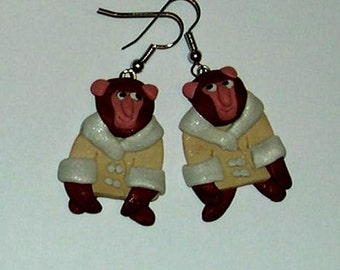 IKEA Monkey dangly earrings