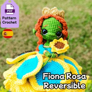 Fiona Rosa Reversible Amigurumi Crochet Pattern