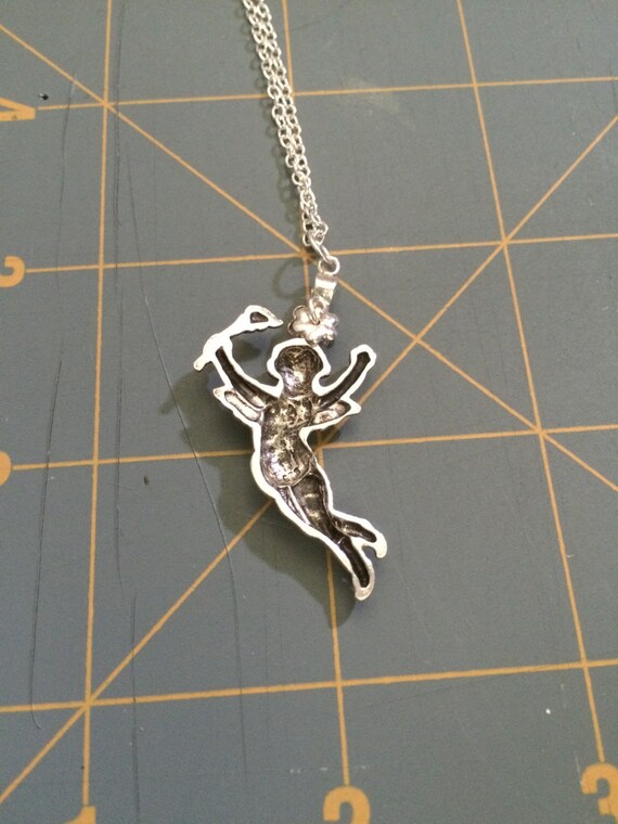 925 ANGEL Necklace Pendant & 26"Chain REDUCED - image 4
