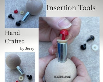 INSERTION TOOLS for Plastic Safety Eyes Small Large or Combo Set For Inserting Washers into Safety Eyes  ( IT)
