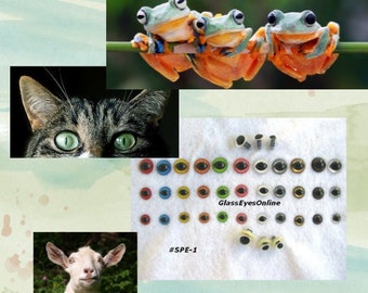 12 PAAR 10 mm of 12 mm of 15 mm gleuf leerling plastic veiligheidsogen Kies kleur voor katten, draken, kikkers, feeën, haakwerk, amigurumi (SPE-1)