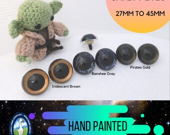 Craft Knit amigurimi 1st class safety eyes 3-9 pairs BLUE 8 mm teddy bears