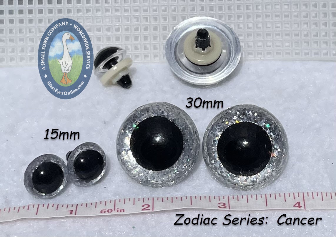 6 PAIR Safety Eyes Zodiac Series Hand Painted 10mm to 30mm Fantasy Arts &  Crafts Doll Teddy Bear Use in Crochet Sew Knit Craft Eyes ZOPE 