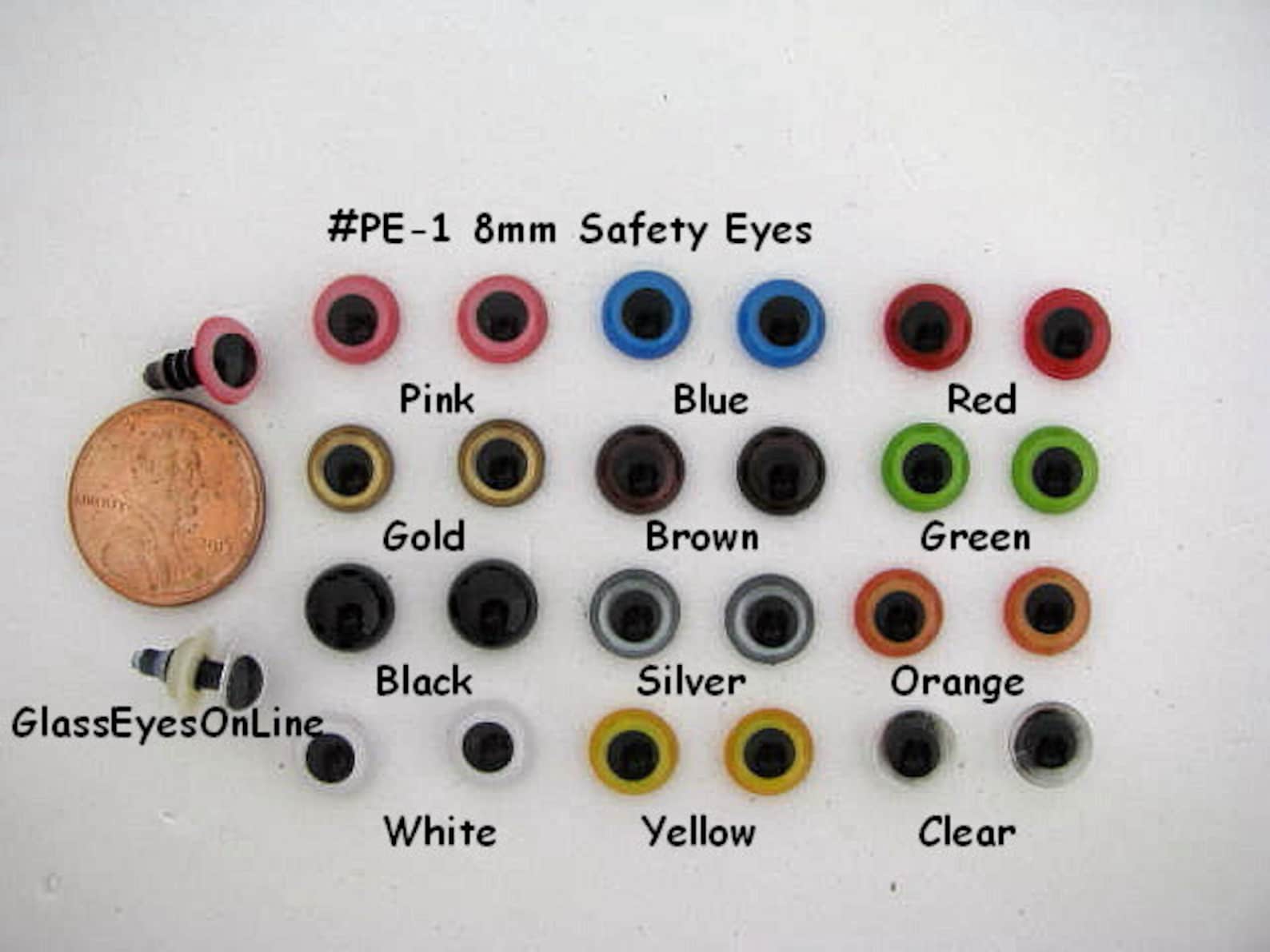 Safety eyes - 7 mm (0.28 in)