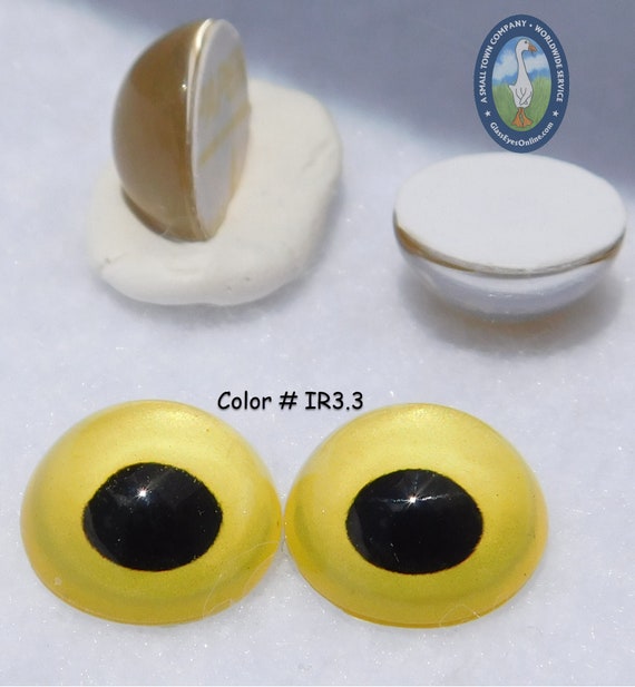 7 PAIR Plastic Oval Doll EYES 5mm IRIS Overall Size 7mm by 9mm for Doll,  Puppet, Troll, Fairy, Fantasy Art, Crafts, Jewelry Design A-1 