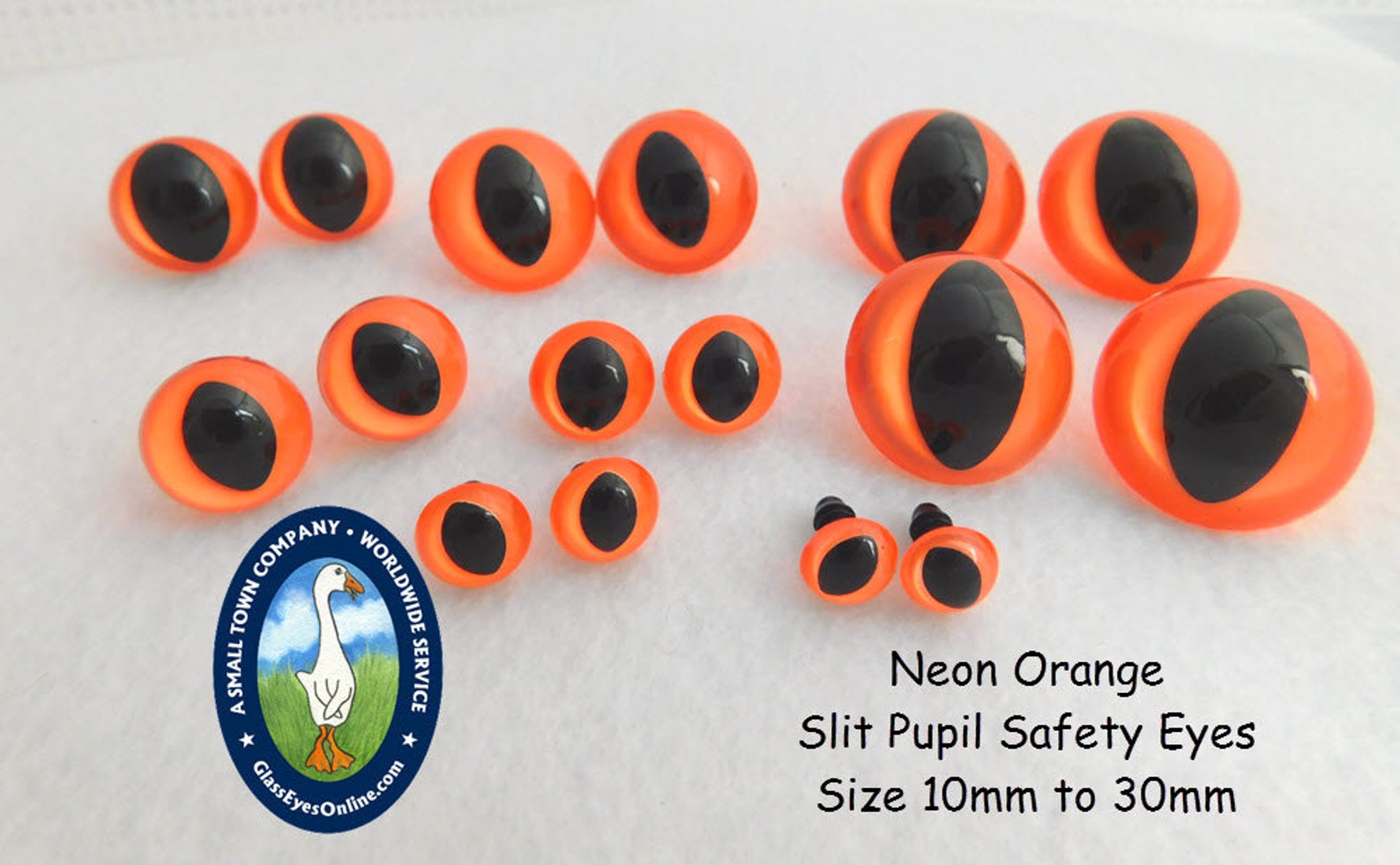 Cat Safety Eyes 4 Pair Neon Colors 10mm to 30mm SLIT Pupil Etsy