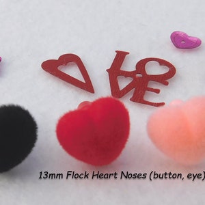 Cupids Crochet Cache Gift Assortment Safety Eyes Heart Shaped Noses Insertion Tool for Crochet Sewing Knitting Amigurumi Crafts image 7