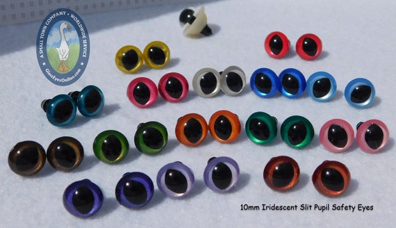 15mm Cat Eye Variety Pack - Green, Blue, Gold Safety Eyes