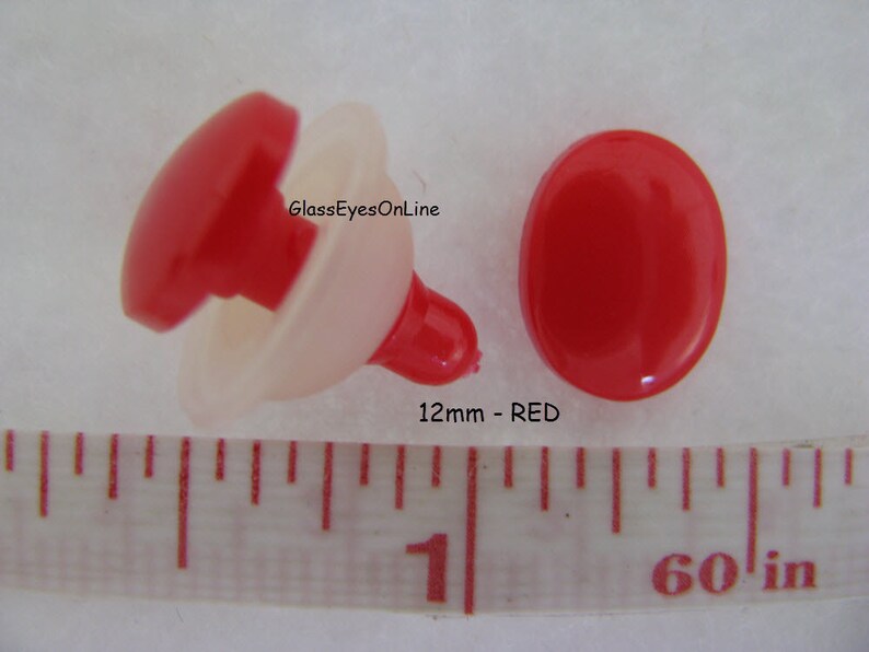 56 Oval Safety Noses Buttons Eyes Assortment in Plastic Case Etsy