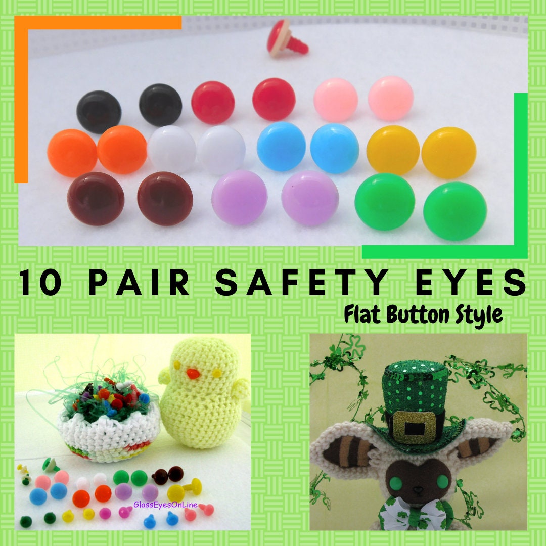 10mm Safety Eyes Cartoon Frog